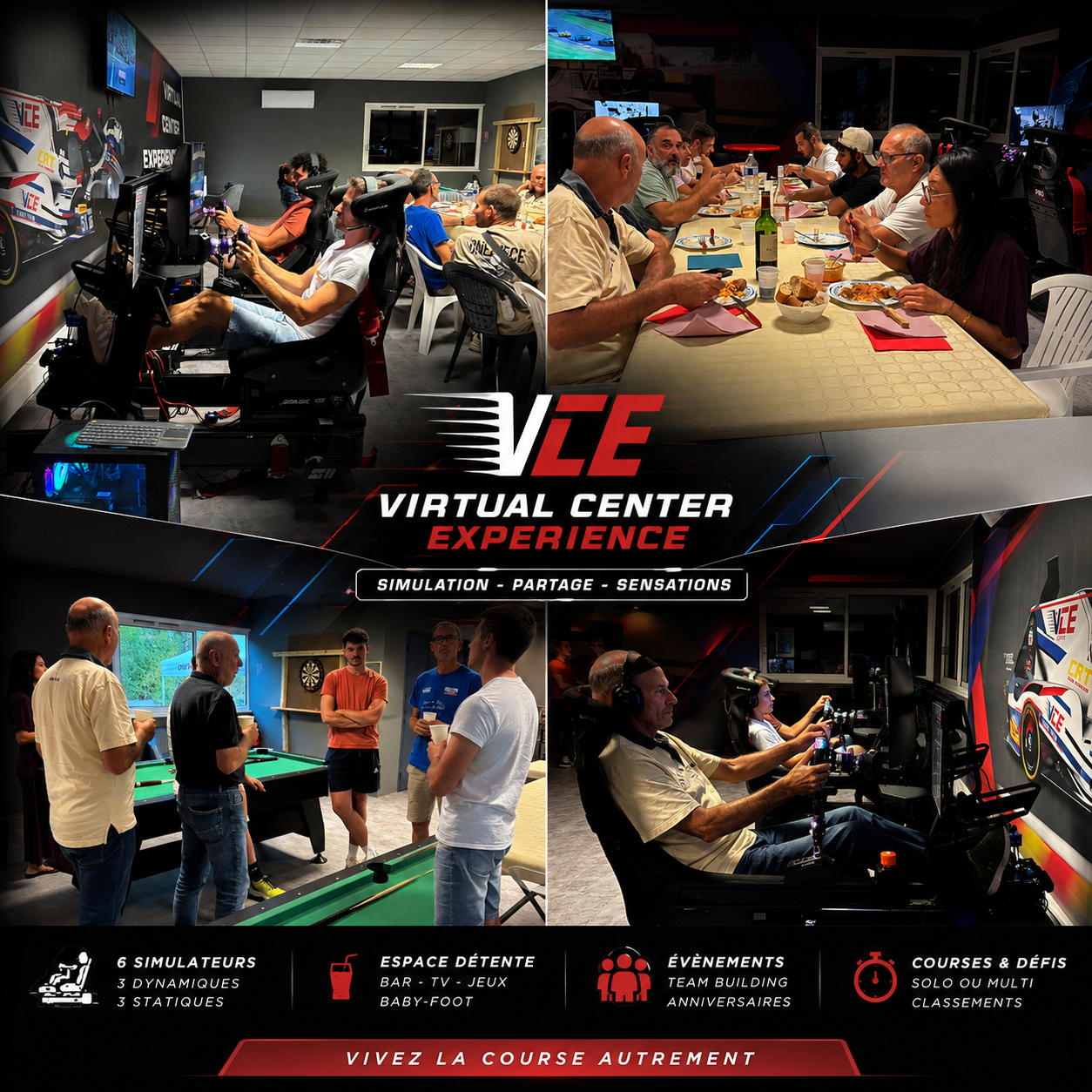 Hier soir, on recevait le club de karting de Villeneuve !